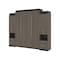 Bestar Orion 104W Queen Murphy Bed and 2 Storage Cabinets w/Pull-Out Shelves (105W), Bark Gray & Graphite 116889-000047 - alternate 1